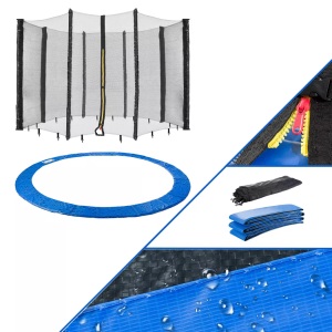 Arebos, Trampolin Sicherheitsnetz + Randabdeckung Randschutz Netz Ersatzteile, Arebos - Trampolin Sicherheitsnetz + Randabdeckung Randschutz Netz Ersatzteile, One Size