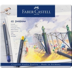 Faber-Castell, Faber-Castell Farbstifte Goldfaber, Faber-Castell Goldfaber Farbstift, 114748, (48er Metalletui)