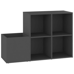 vidaXL, vidaXL Flur-Schuhschrank Grau 105x35,5x70 cm Spanplatte