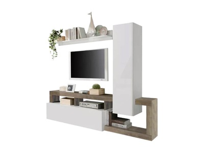 CONFORAMA, Wohnwand HAMBURG 219x35x173cm, INOSIGN Wohnwand »Hamburg«, (Set, 3 St.)