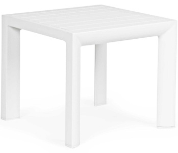 mutoni Garten, Garten Beistelltisch Cruise 40x40 weiss GK50, Garten Beistelltisch Cruise 40x40 weiss GK50