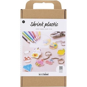 Creativ Company, Creativ Company Bastelset Plastikschrumpf Schlüsselbänder, Creativ Company Bastelset Plastikschrumpf Schlüsselbänder