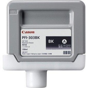 Canon, Original Tintenpatrone gelb Canon PFI-303Y, Canon Tintenpatrone, schwarz, PFI-303BK, 2958B001, (330 ml)