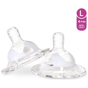 TWISTSHAKE, Twisthake Anti-Kolik Sauger large transparent, Twistshake Sauger Anti-Colic Teat Large 4+ Monate
