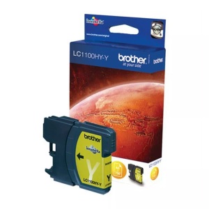 Brother, Original Tintenpatrone gelb High Capacity Brother LC-1100 hy y, Brother Tintenpatrone, gelb, LC-1100HYY, (750 Seiten)