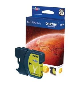 Brother, Original Tintenpatrone gelb High Capacity Brother LC-1100 hy y, Brother Tintenpatrone, gelb, LC-1100HYY, (750 Seiten)