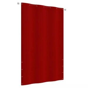 vidaXL, vidaXL Balkon-Sichtschutz Rot 140x240 cm Oxford-Gewebe, vidaXL Balkon-Sichtschutz Rot 140x240 cm Oxford-Gewebe