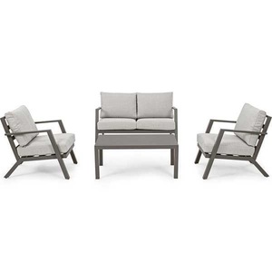 mutoni Garten Deluxe, Garten Sitzgruppe Harley mit Kissen Coffee (4-teilig), Garten Sitzgruppe Harley mit Kissen Coffee (4-teilig)
