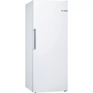 Bosch, BOSCH GSN54DWCV Gefrierschrank (freistehend, EEK C, 328 l Nutzinhalt, NoFrost, Display, TouchControl, LED-Beleuchtung, 5 Schubladen, davon 1 BigBox, Abmessungen (HxBxT): 176 x 70 x 78 cm), Bosch Serie 6, Freistehender Gefrierschrank, 176 x 70 cm, Weiß, GSN54DWCV
