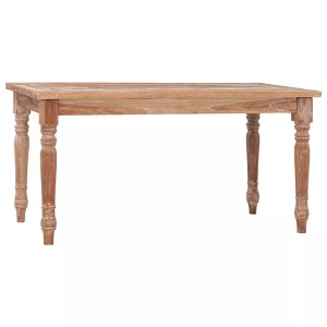 vidaXL, vidaXL Batavia-Couchtisch 90x50x45 cm Teak Massivholz Getüncht, vidaXL Batavia-Couchtisch 90x50x45 cm Teak Massivholz Getüncht