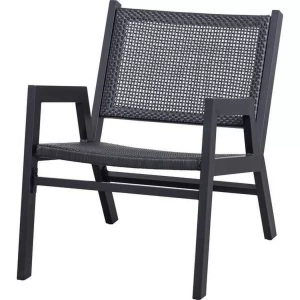 mutoni living, Garten Sessel Pem Aluminium schwarz, Garten Sessel Pem Aluminium schwarz