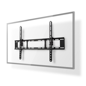 Nedis, Neigbare TV-Wandhalterung | 37-70" | Maximal unterstütztes Gewicht des Bildschirms: 35kg | Neigbar: 20° | Minimaler Wandabstand: 38mm | Stahl | Schwarz