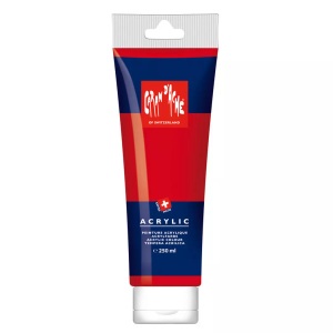 Caran d'ache, CARAN D'ACHE Acrylfarbe 250ml 2810.070 scharlachrot, Caran d'Ache Acrylfarbe, rot, 2810.070, (250ml)