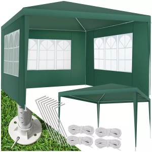 TecTake, Pavillon mit UV-Schutz Pavillon mit UV-Schutz, Tectake - Pavillon mit UV-Schutz, 300X300CM, Grün