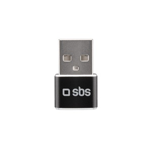 Sbs Teadaptusbtc Kabeladapter Usb Type-a Usb Typ-c Schwarz Unisex Schwarz