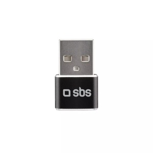 SBS, Sbs Teadaptusbtc Kabeladapter Usb Type-a Usb Typ-c Schwarz Unisex Schwarz