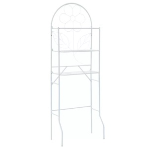 Diverse Hardware, Badezimmerregal Weiss 60 x 33 x 174 cm, vidaXL Toilettenregal Weiß 60x33x174 cm