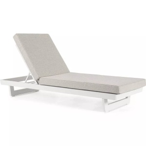 mutoni lifestyle, Garten Einzeliege Infinity weiss, 