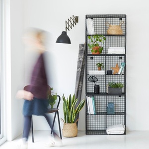 Tikamoon, Bücherregal aus Metall Sona Bücherregal aus Metall Sona