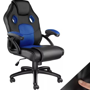 TecTake, Bürostuhl Mike Bürostuhl Mike, Tectake - Bürostuhl Mike, 68cm, Blau