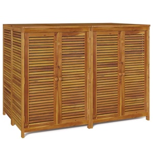 vidaXL, vidaXL Gartenbox 140x87x104 cm Massivholz Akazie, vidaXL Gartenbox 140x87x104 cm Massivholz Akazie