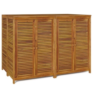 vidaXL, vidaXL Gartenbox 140x87x104 cm Massivholz Akazie, vidaXL Gartenbox 140x87x104 cm Massivholz Akazie