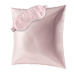 undefined, Ailoria - Kopfkissenbezug (80 x 80 cm) und Schlafmaske aus Seide - Rose, AILORIA - BEAUTY SLEEP SET L Kopfkissenbezug (80x80) und Schlafmaske aus Seide, L, Rosa