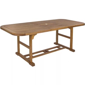 mutoni Garten Deluxe, Garten Ausziehtisch Noemi Holz rechteckig 150-200x90, Garten Ausziehtisch Noemi Holz rechteckig 150-200x90