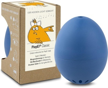 PiepEi, Singende Eieruhr Classic Unisex Blau ONE SIZE, PiepEi - Singende Eieruhr Classic, One Size, Blau