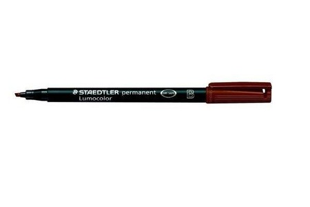Staedtler, Staedtler Folienstift Lumocolor 314 B, Staedtler Lumocolor, permanent, Universalstift, 1/2,5mm, B, braun, 314-7