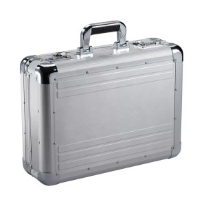 Dermata Lederwaren, Dermata Lederwaren Aktenkoffer 45cm aus Aluminium in Silber, Dermata Lederwaren - Aktenkoffer 45cm aus Aluminium, One Size, Silber