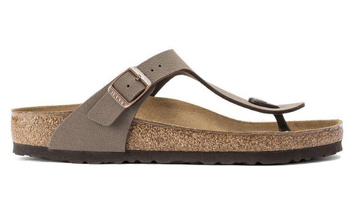 Birkenstock, Zehentrenner-Pantolette Gizeh Birkenstock braun Größe: 42, Birkenstock Gizeh Core Sandale