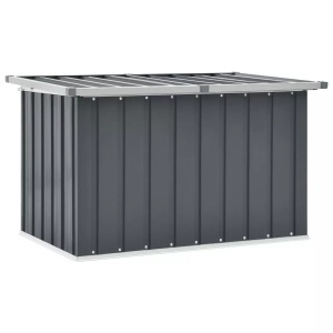 Diverse Hardware, Gartenbox Grau 109 x 67 x 65 cm, VidaXL - Aufbewahrungsbox stahl, One Size, Grau