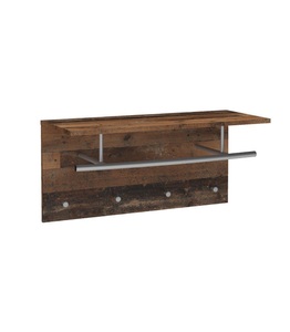 Diverse Hardware, FMD Wandgarderobe 72 x 29,3 x 34,5 cm Altbraun, FMD Garderobenpaneel »Spot«