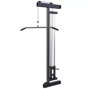 Gorilla sports, Latzugturm Zur Wandbefestigung Unisex Schwarz ONE SIZE, Gorilla Sports - Latzugturm zur Wandbefestigung, One Size, Schwarz