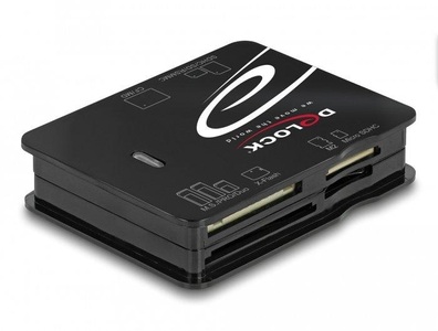 Delock, Delock 91007 Kartenleser Usb 2.0 Unisex Schwarz, Delock Card Reader Extern 91007 All in 1 USB 2.0
