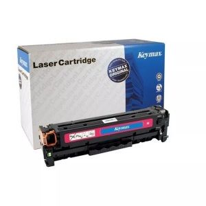 KEYMAX, KEYMAX Toner-Modul magenta CE413AKEY zu HP LJ Pro M375 2600 S., Keymax Toner, rot, CE413AKEY, (2'600 Seiten)