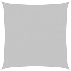 vidaXL, vidaXL Sonnensegel Hellgrau 3,6x3,6 m 100% Polyester Oxford, vidaXL Sonnensegel Hellgrau 3,6x3,6 m 100% Polyester Oxford