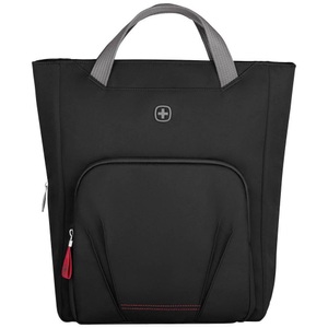 Wenger, WENGER Motion Vertical Tote 15.6 Inch 612541 Laptop Tote Chic Black, WENGER Motion Vertical Tote 15.6 Inch 612541 Laptop Tote Chic Black