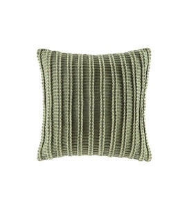 KAS, KAS - Zierkissen FALLON - Polyester - oliv - 50/50 cm, Kas - Cassita Kissenbezug, 50 x cm, Olivegrün