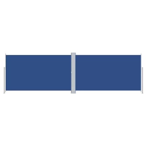 vidaXL, vidaXL Seitenmarkise Ausziehbar Blau 180x600 cm, vidaXL Seitenmarkise Ausziehbar Blau 180x600 cm