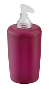 Diaqua, diaqua Seifenspender, Diaqua - Seifenspender Trend Frosted kirsche transparent, One Size, Purpurrot