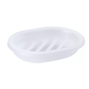 Diaqua, diaqua Seifenschale, Diaqua - Seifenschale Trend Frosted weiss transparent, One Size, Weiss