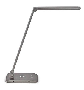 Maul, Maul MAULstella 8202089 LED-Tischlampe 8 W Anthrazit, Maul LED-Tischleuchte MAULstella, dimmbar, USB & Qi-Charging, 8202089