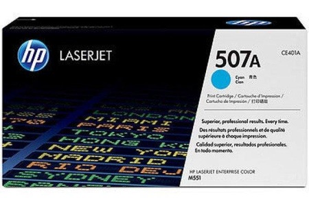 Hp, HP Toner-Modul 507A cyan, Toner cyan 507A (CE401A)