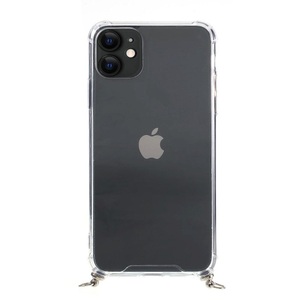 Cover-Discount, iPhone 11 - Hülle mit Umhängeband transparent, Cover-Discount - iPhone 11 Hülle Mit Umhängeband Transparent, Weiss