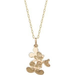 Disney, Halskette Mit Anhänger Damen Gold 38+2CM, 