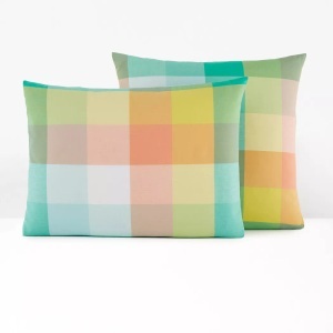 LA REDOUTE INTERIEURS, La Redoute Intérieurs - Kissenbezug Ales, 50 x 70 cm, Weiss Bedruckt, La Redoute Intérieurs - Kissenbezug Ales, 50 x 70 cm, Beige