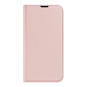 Dux Ducis, Dux Ducis - iPhone 13 Pro Flip Wallet Cover Leder Tasche - Roségold