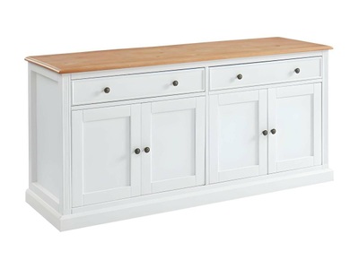 Vente-unique, Sideboard HONFLEUR 4 Türen 2 Schubladen Sideboard HONFLEUR 4 Türen 2 Schubladen, 